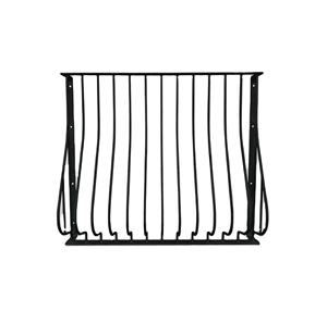 Nouveauté : Écran de cheminée en fil métallique, accessoires de cheminée, finition noire, écran de cheminée simple, écran de cheminée solide - Product Image 1