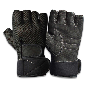 All New Weight Lifting Gloves Latest Solid Black Color Block Breathable Light Weight Premium Quality Weight Lifting Gloves - Product Image 5