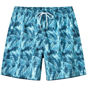 New <b>Men</b> Quick Dry Breathable Canvas Swim <b>Trunks</b> Elastic Waist Mid Waist Sexy Surf Swimwear Swimming Shorts - Product Image 5
