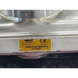 วาล์วสุญญากาศแบบนิวแมติก VAT 14046-PE24-0006/0076 ใช้แล้ว อะไหล่อุปกรณ์เซมิคอนดักเตอร์รุ่นเก่า - Product Image 3