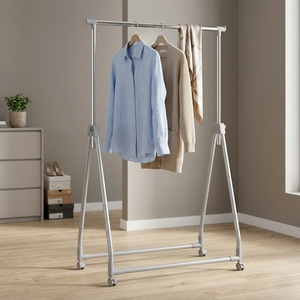 OEM EBay Wholesale Modern Design Household Storage Furniture MIT DIY Fordable Extendable Metal Clothes Rack for General Home Use - Product Image 1