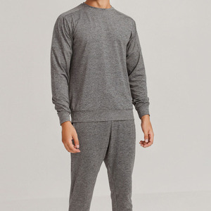 Luxury Premium Heavyweight Mens Sweatshirt 100% Cotton Crew Neck Blank Streetwear Soft Breathable Factory Wholesale OEM - Product Image 2