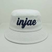 Chapeau Bob en Velours Côtelé Brodé 3D Personnalisé OEM ODM Marque Privée Fabricant Grossiste Faible MOQ Articles de Coiffure