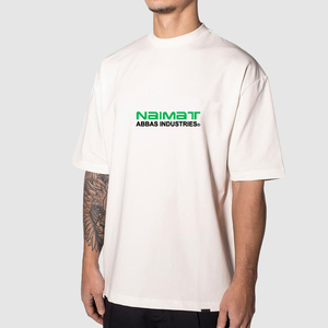 เสื้อยืดคอตตอนแท้ คอกลมเล็ก ทรงใหญ่ หนานุ่ม สไตล์ฮิปฮอป ทรงบ็อกซี่  ไซส์ใหญ่พิเศษ  เสื้อยืดครอปผู้ชาย - Product Image 5