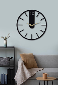 <b>Large</b> Roman Numeral Wall <b>Clock</b> Modern Metal 3D Silent Hanging <b>Clock</b> for Living Room Bedroom Nordic Home Decor - Product Image 4