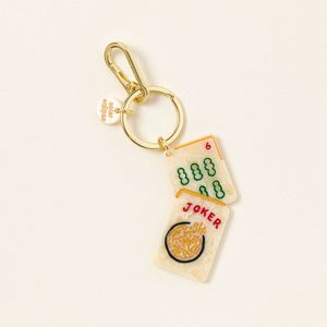Handmade Kiwi Fruit Beaded Keychain Cute Food <b>Bag</b> Charm <b>Key</b> <b>Ring</b> - Product Image 3