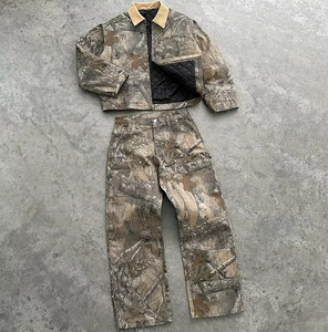 Men's <b>Camouflage</b> <b>Tracksuit</b> Full Sleeve Zipper Fly Windproof Casual Autumn Wear Regular Fit Polyester Material Sublimation Print - Product Image 1