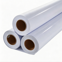 Film adhésif imprimable pour véhicule, rouleau de vinyle blanc amovible pour covering automobile, garantie 1 an, vente en gros