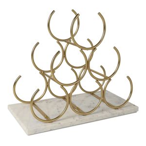 Wine <b>bottle</b> holder wine <b>rack</b> marble base wine <b>rack</b> metal wine holder gold wine <b>rack</b> wine <b>bottle</b> stand wine <b>storage</b> <b>rack</b> tabletop - Product Image 5
