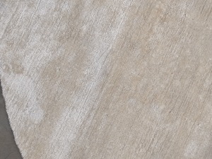 Alfombra Redonda Tejida a Mano de Bambú y Seda Color Marfil – Decoración Minimalista para el Hogar - Product Image 3