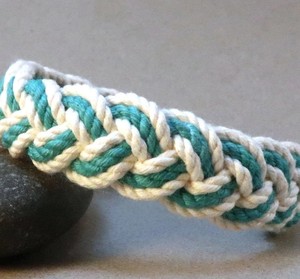 Pulsera de Cuerda para Hombre, Cierre de Acero Inoxidable, Cordón Náutico, Estilo Minimalista - Product Image 3
