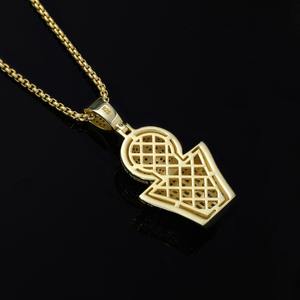 Collar con colgante chapado en oro de moda para hombre – Joyería de moda, artículo de regalo, joyería de moda ligera - Product Image 3