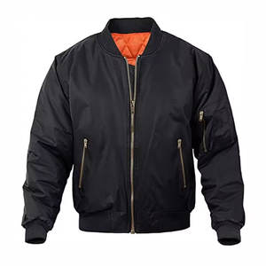 Chaqueta Bomber Cruzada de Cuero Sintético para Hombre, Talla Grande, Econex Sports 2025 - Product Image 4