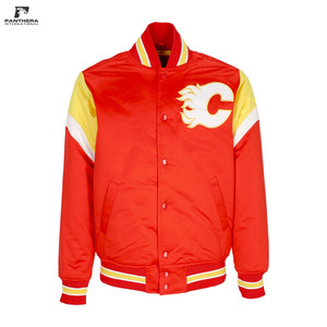 Veste de club de baseball personnalisée, finition satinée avec broderie de logo haut de gamme, fabricant de vêtements en gros - Product Image 3