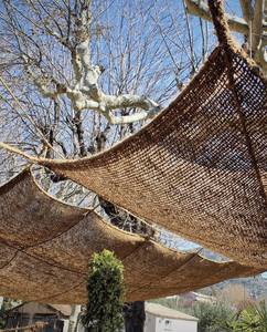 Voile d'ombrage en fibre de coco biodégradable pour jardin, pergola et patio - Product Image 2