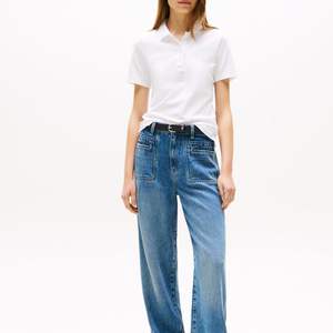 T-shirt polo en coton pour femmes, manches courtes, respirant, été, vente en gros, logo personnalisé, OEM, ODM, t-shirt polo respirant pour femmes - Product Image 3