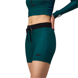 Shorts de sport Apex pour femme, taille haute, soutien musculaire, respirants, séchage rapide 4 directions, en nylon, avec logo OEM, pour l'élite, personnalisables - Product Image 5