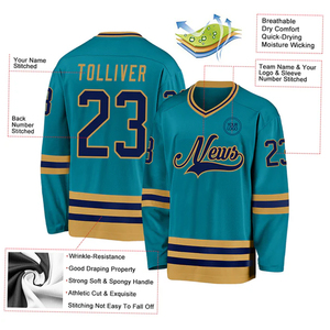 Premium Ice Hockey Teamwear Custom Made Sports Uniform With Player Name Number And Full Sublimation Artwork - Product Image 3
