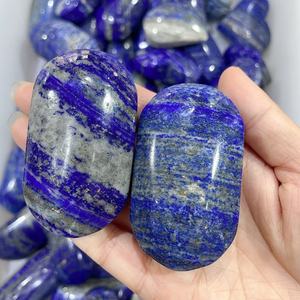 Pierre de palmier en lapis-lazuli naturel, pierre précieuse polie, cristal à tenir en main pour la décoration intérieure, collection, cadeau, exposition, vente en gros - Product Image 3