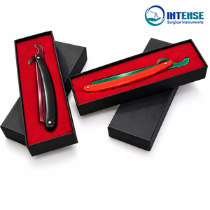 Juego de Navajas de Barbero Profesionales OEM, Navaja Recta de Acero Inoxidable para Barbería - Product Image 1