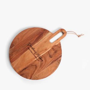 Tabla de cortar de madera hecha a mano |   Tabla de Cortar y Servir de Madera Natural |   Accesorios de Cocina Ecológicos - Product Image 5
