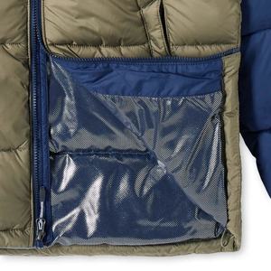 Veste matelassée bicolore pour homme, manteau d'hiver chaud à capuche, parka rembourrée coupe-vent bleu kaki, manteau épais de mode pour l'extérieur - Product Image 6