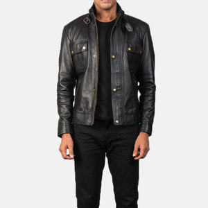 Best Fitted New Article <b>Men</b> <b>Leather</b> <b>Jacket</b> Unique Color Stylish Wear Printed <b>Men</b> Genuine <b>Leather</b> <b>jacket</b> for <b>men</b> - Product Image 2