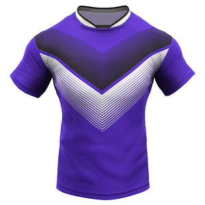 Camisetas de Práctica de Secado Rápido y Transpirables, 100% Poliéster, Personalizables con Logotipo, Sublimadas, Uniformes de Rugby para Equipos, Tallas Grandes - Product Image 2