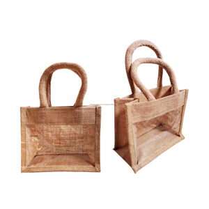 Eco Friendly <b>Jute</b> Jewellery Display Pouch Reusable Burlap <b>Gift</b> <b>Bag</b> for Handmade Jewellery Packaging - Product Image 4