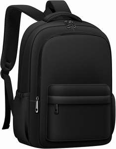 กระเป๋าเป้สะพายหลังน้ำหนักเบาสำหรับเด็กนักเรียน กระเป๋าหนังสือสีดำสำหรับวัยรุ่นหญิง กระเป๋าสะพายหลังลำลองสำหรับนักเรียนมัธยม - Product Image 1