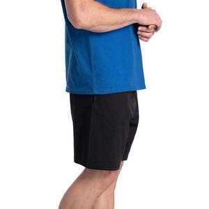 กางเกงขาสั้นแฟชั่นดีไซน์โลโก้วินเทจลำลองไซส์ใหญ่สำหรับผู้ชาย ลายเรียบ เอวยางยืด แห้งเร็ว ผ้าโพลีเอสเตอร์/คอตตอน ทรงหลวม - Product Image 6