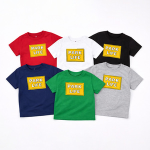 <span class=keywords><strong>T</strong></span>-<span class=keywords><strong>shirt</strong></span> Grafica per Bambini 100% Cotone Bianco Stampato, Girocollo Casual Estivo per Bambini e Bambine 2-8 Anni, OEM Ingrosso Personalizzato Asciugatura Rapida - Product Image 2