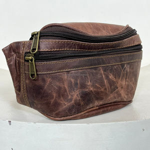 กระเป๋าคาดลำตัวอเนกประสงค์หนังวัวแท้สำหรับทุกเพศ, กระเป๋าคาดลำตัวทำจากไนลอนซับในแบบพกพาสไตล์โบฮีเมียน - Product Image 4