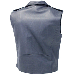 Men's Genuine <b>Leather</b> Vest <b>Sleeveless</b> Biker Motorcycle Adults Custom Wholesale ODM <b>Jacket</b> Vintage Casual Premium Outerwear 2026 - Product Image 3