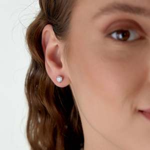 กระดุมเพชรเม็ดกลมสำหรับตั้งมาร์ตินี่แบบ14K 1.0 4.0cts - Product Image 4