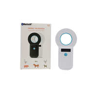 Lector de Microchip RFID 134.2KHz FDX-B EMID W90B, Portátil, Resistente al Agua, de ABS, Escáner para Animales, Perros, Gatos, con USB