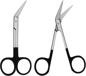 กรรไกรตัดเยื่อใยแก้วตา ปลายโค้งคมพิเศษ สำหรับการผ่าตัดทางการแพทย์ ทันตกรรม จักษุวิทยา ตัดอย่างแม่นยำ ใช้งานระดับมืออาชีพ ได้รับการรับรองมาตรฐาน ISO - Product Image 5