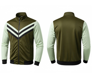 Chaqueta Deportiva Personalizada para Hombre con Cierre Completo, Ropa para Correr y Hacer Ejercicio, Cálida, Transpirable y de Secado Rápido |   Tallas Hombre Mujer Juvenil - Product Image 5