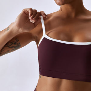 Ensemble de sport et fitness personnalisé pour femmes, 2 pièces, motif uni, débardeur de yoga, short de sport, soutien-gorge de sport, sweat-shirt, gilet de yoga - Product Image 6