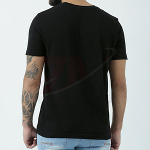 Luxury Latest Men's Black Short Sleeve T-Shirt With Lion Print O-Neck Casual Jersey Cotton Top Regular Fit <b>Animal</b> <b>Pattern</b> Design - Product Image 4