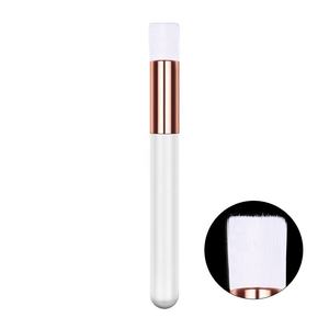 Brosse de maquillage du <span class=keywords><strong>visage</strong></span> manche en bois de marque privée meilleure brosse nettoyante pour cils nez <span class=keywords><strong>visage</strong></span> cils - Product Image 3