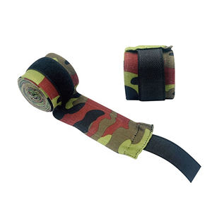 Bandage de boxe personnalisé avec logo, bandage de boxe en coton, bandage de boxe imprimé en polyester et coton - Product Image 5