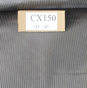 Tissu en fibre de carbone 12K tricoté biaxial léger 150 g/m² pour l'industrie artisanale extérieure - Product Image 1