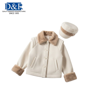 Chaqueta Bomber de Sarga para Mujer, Estilo Malayo, Cierre de Cremallera, Manga Abullonada, 100% Poliéster, Superventas, Estilo Vintage Retro, Moda Urbana - Product Image 2