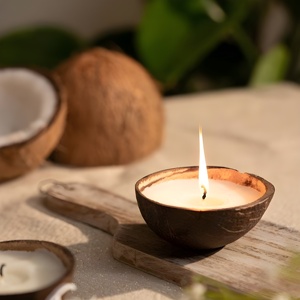 Cheapest Price Customized Scented <b>Candles</b> in <b>Bulk</b> Quantity Luxury Natural Custom logo Shell <b>Candle</b> - Product Image 6