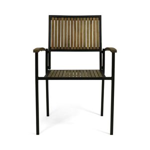 Set Bridget di 2 Sedie da Giardino in Legno e Metallo, Elegante Arredo per Esterni - Product Image 5
