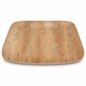 Siège de chaise de bureau en panneau de contreplaqué moulé sur mesure avec cadre interne et pieds de soutien renforcés, conception ergonomique incurvée de qualité commerciale - Product Image 1