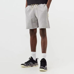 Pantalones Cortos Deportivos para Correr, Cintura Elástica Cómoda, 100% Algodón, Diseño Sólido, Última Moda de Verano, Estilo Deportivo - Product Image 3