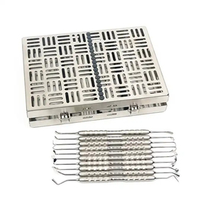 Nuevos instrumentos quirúrgicos dentales de acero inoxidable reutilizables de 10 piezas con certificación CE para elevación de senos y puente óseo - Product Image 2