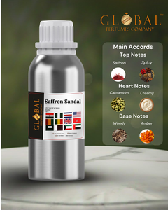Huile parfumée concentrée inspirée du Safran et de la Santal, de haute qualité, parfum premium longue durée, multi-senteurs, pour usage quotidien, fournisseur en gros - Product Image 1